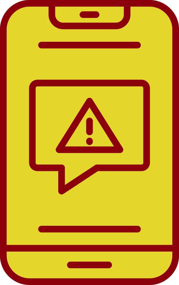 Alert Vintage Icon Design vector