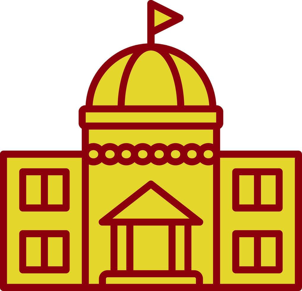 gobierno Clásico icono diseño vector