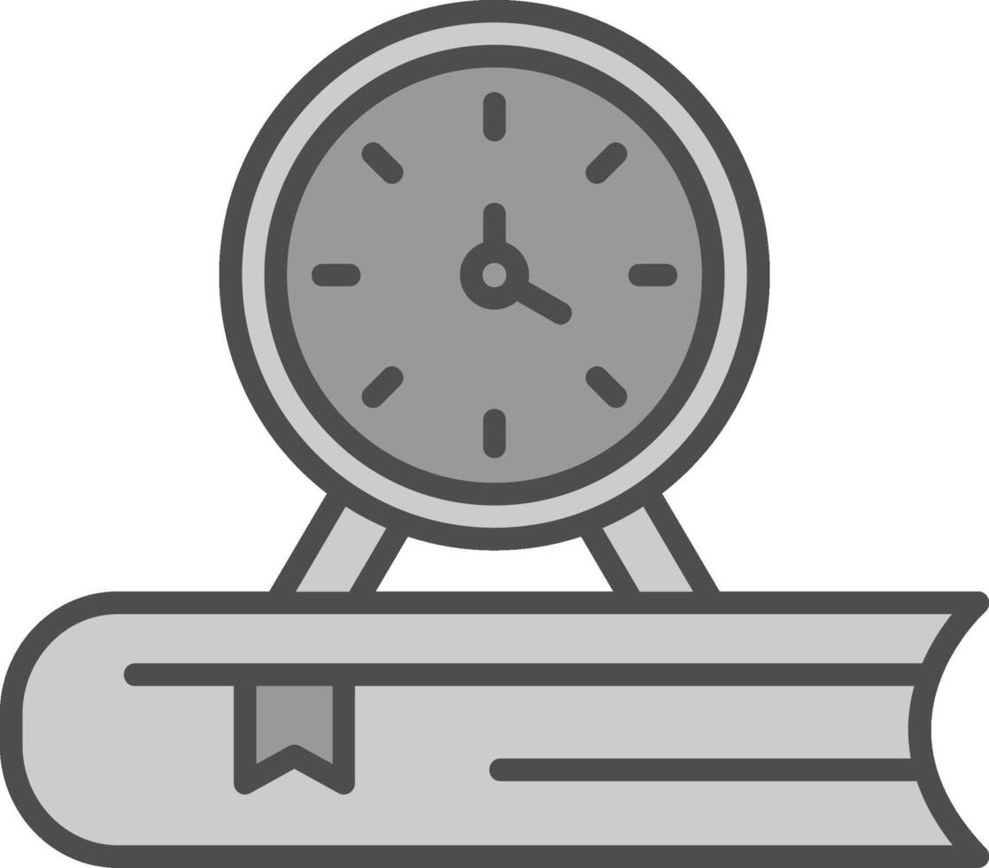 Punctuation Line Filled Greyscale Icon Design vector