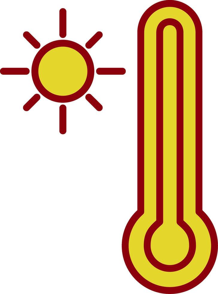 Thermometer Vintage Icon Design vector