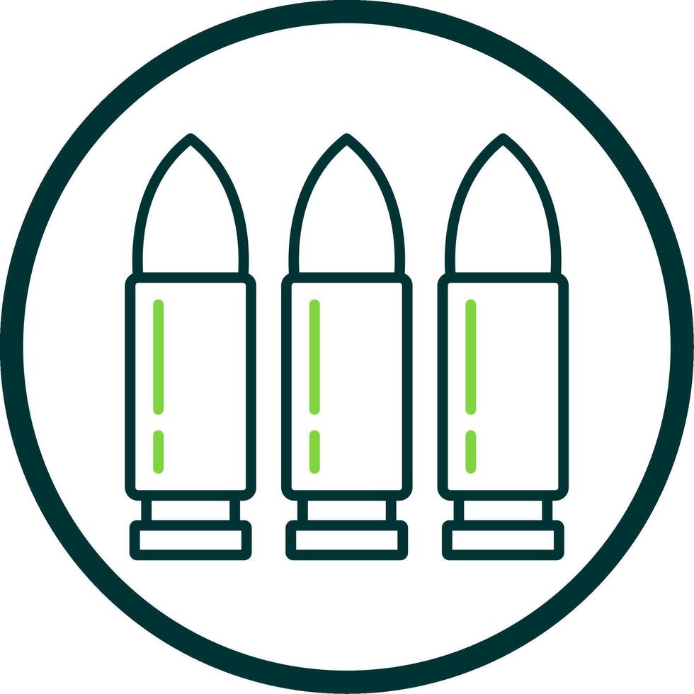 Bullet Line Circle Icon Design vector