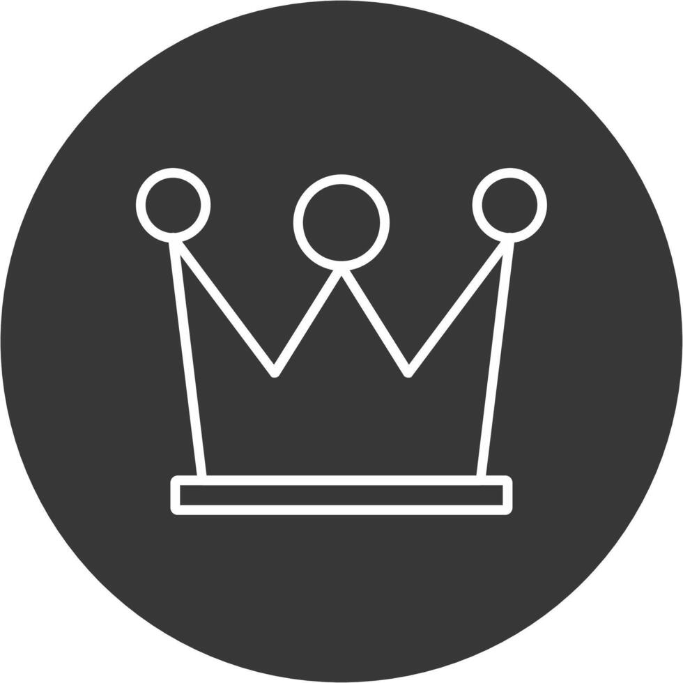 High Quality Content Line Inverted Icon Design vector