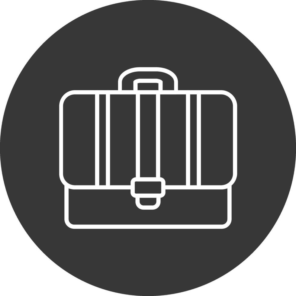 Portfolio Line Inverted Icon Design vector