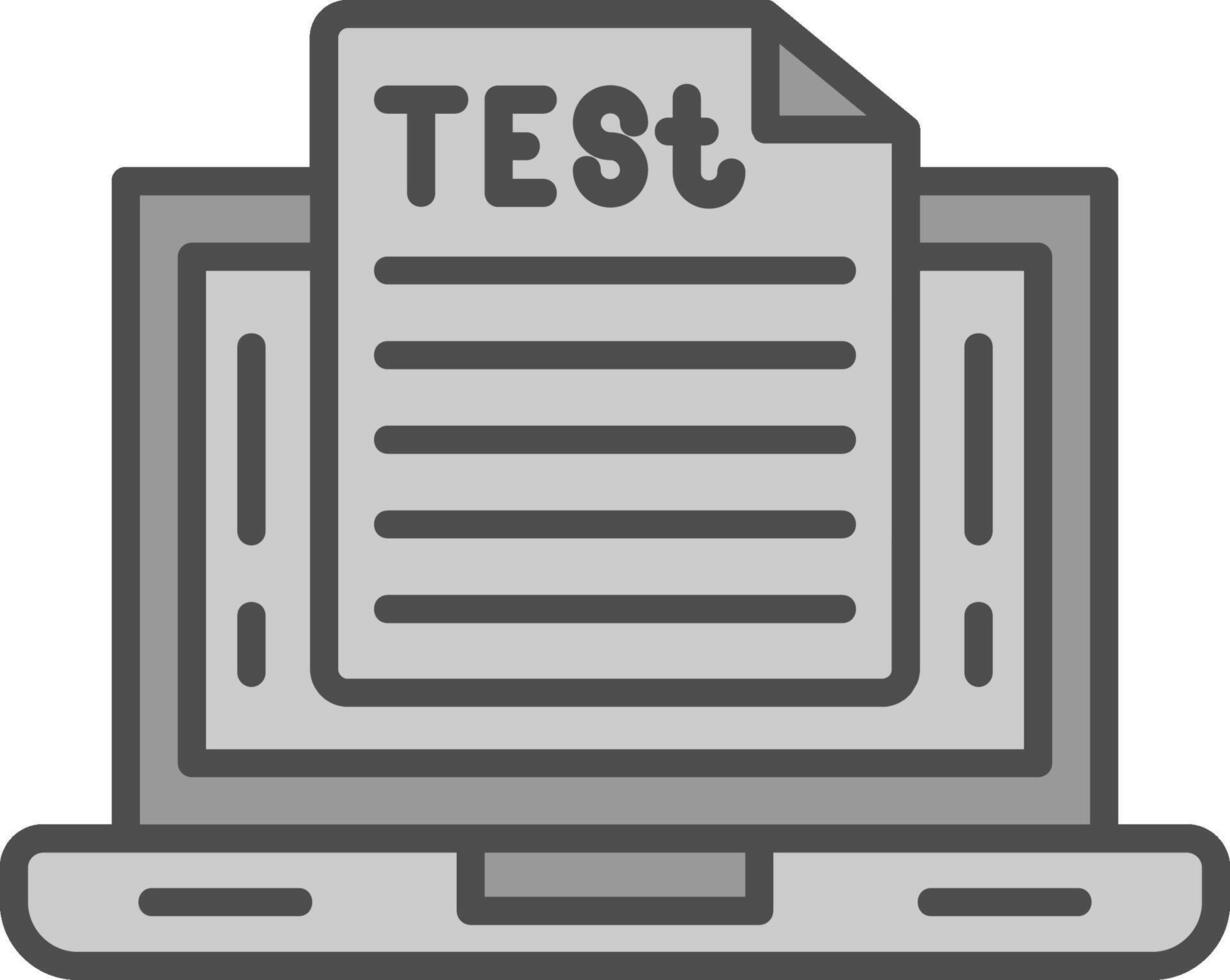 OnLine Filled Greyscale Multi Circle Test Line Filled Greyscale Icon Design vector