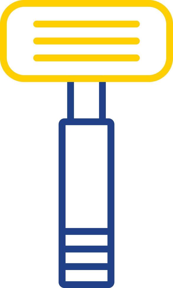 Razor Line Two Colour Icon Design vector