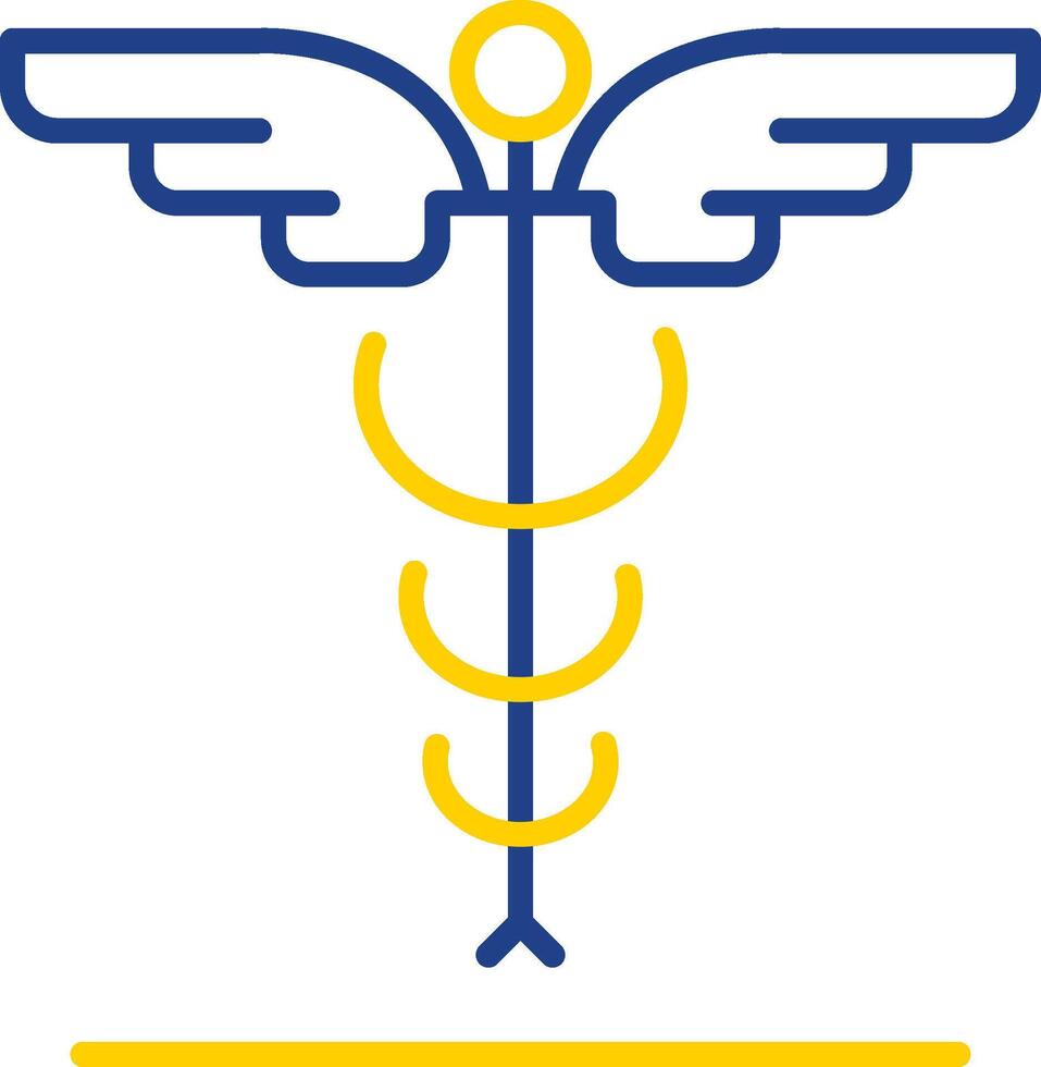 Medicine Line Two Colour Icon Design vector