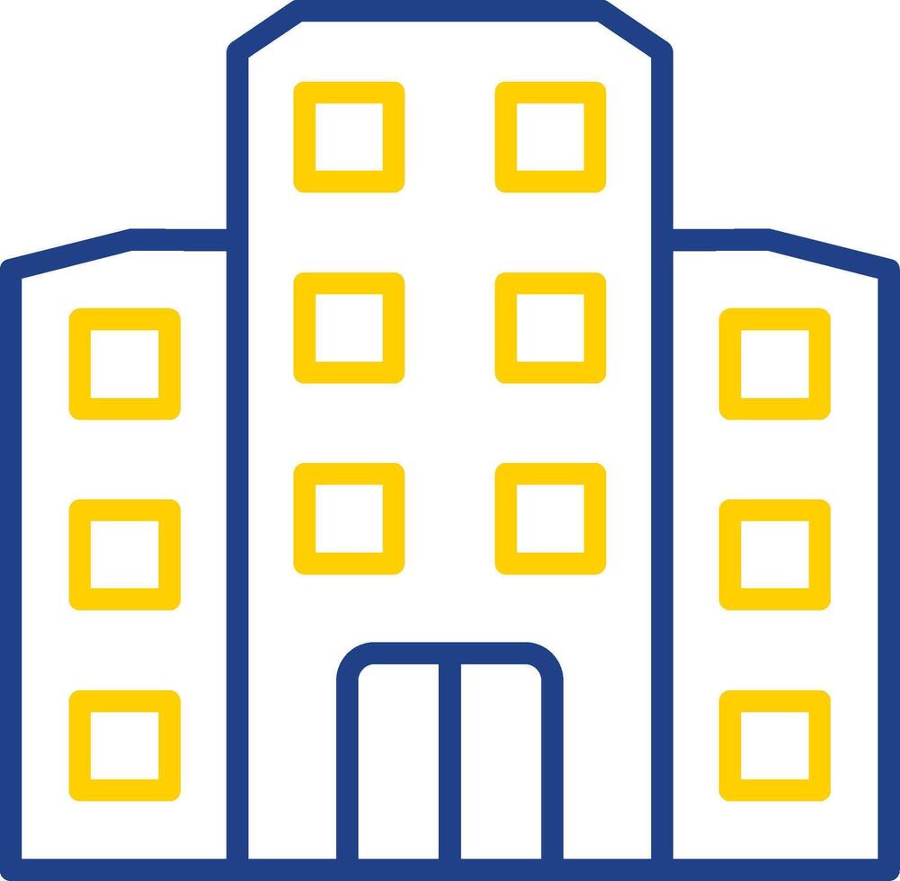 Flats Line Two Colour Icon Design vector