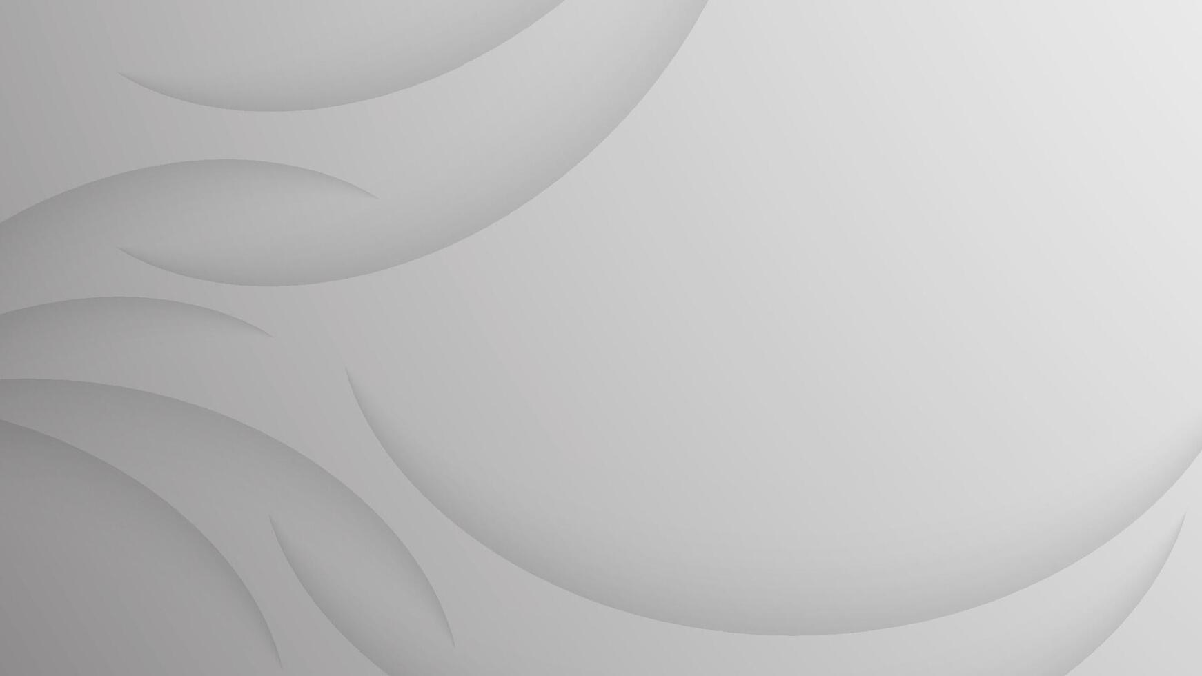 Abstract grey and white background with curve shadow. Template for screen monitor, cover, brochure, presentation and web banner. vector
