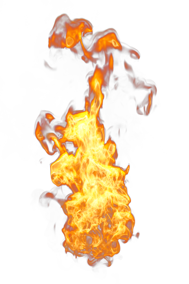 Fire flames looped on transparency background png
