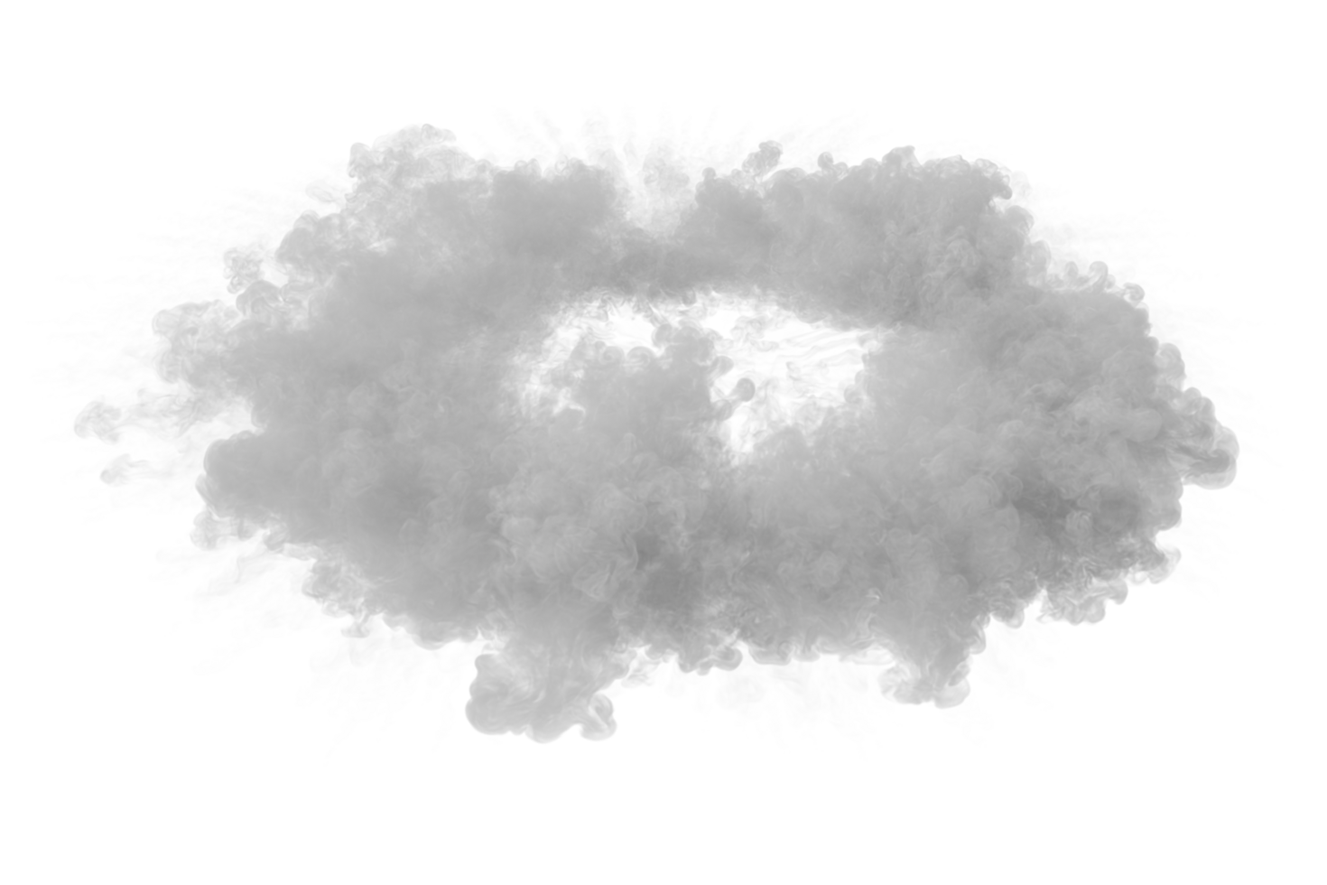 Smoke shockwave on transparent background png