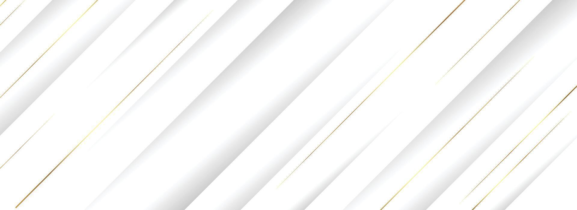 Luxurious white background with gold. minimal modern elegant abstract background vector