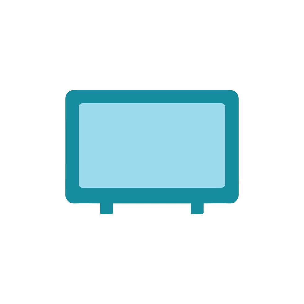 Tv icon on white background. illustration in trendy flat style vector