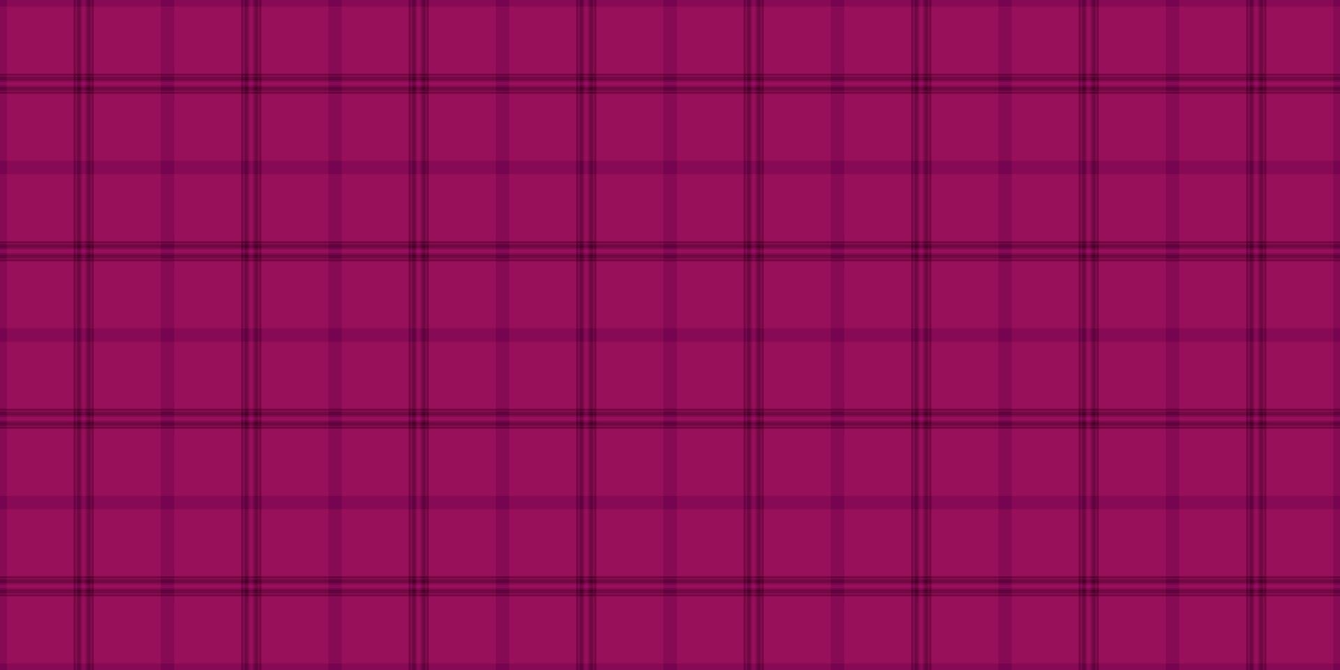 Vogue fabric texture seamless, discount textile plaid tartan. Close-up check background pattern in pink and dark colors. vector