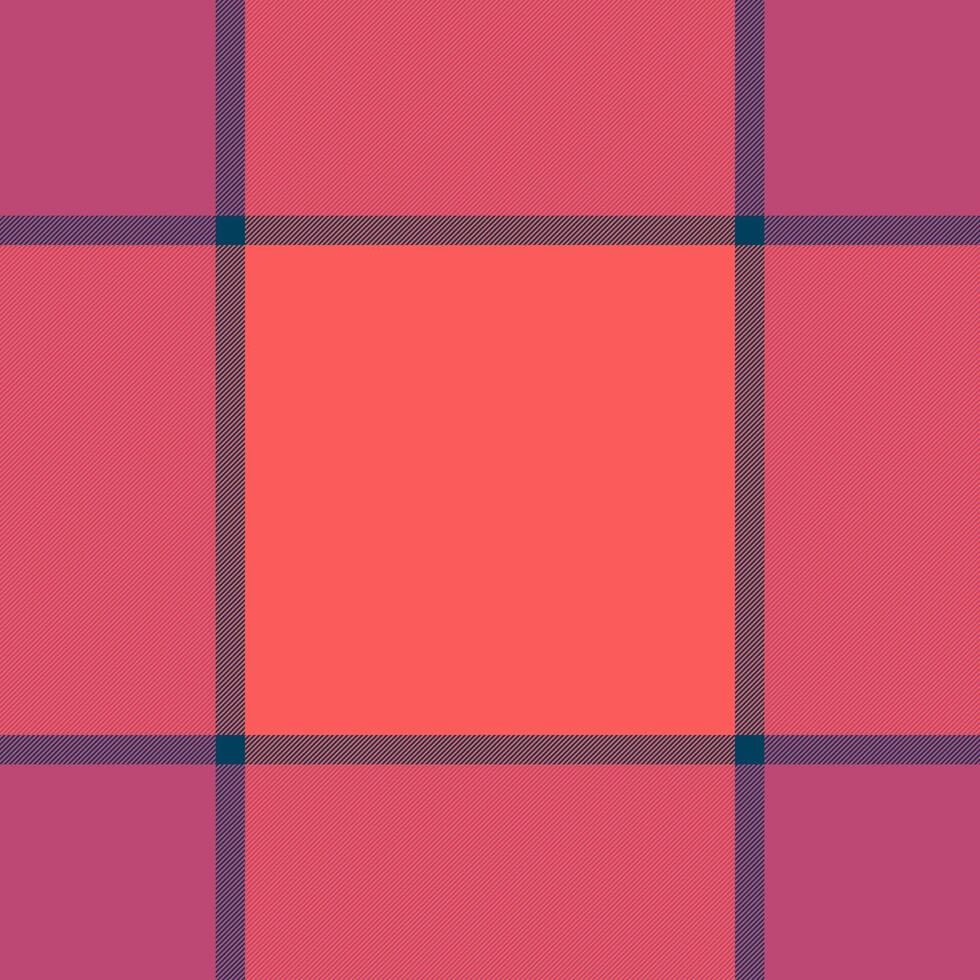 Seamless textile background of fabric tartan pattern with a plaid check texture . vector