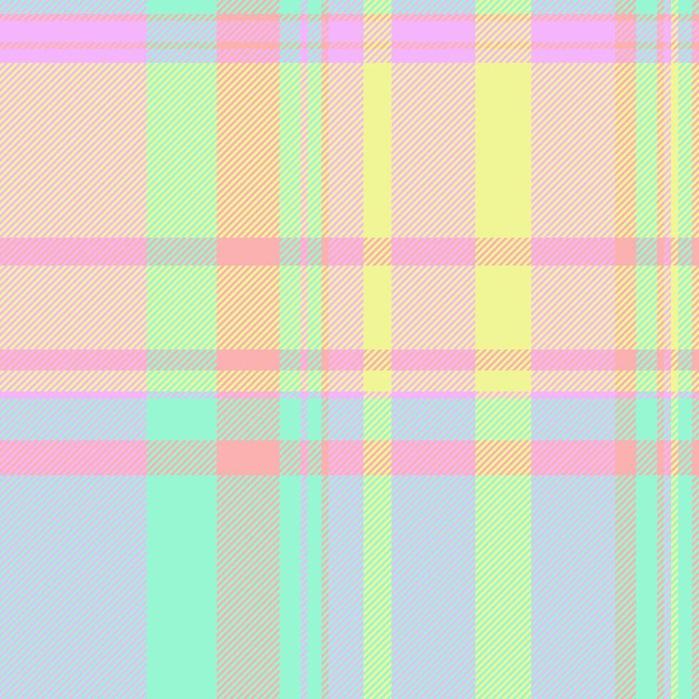 Pattern fabric of plaid background check with a tartan seamless textile texture. vector