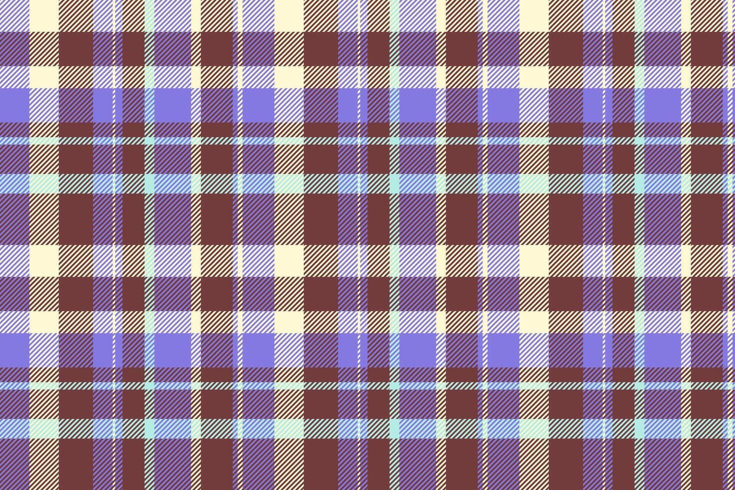 Finish tartan pattern background, clothes seamless fabric check. Decorative plaid texture textile in red and indigo colors. vector