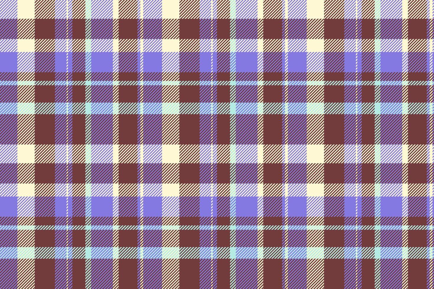 Finish tartan pattern background, clothes seamless fabric check. Decorative plaid texture textile in red and indigo colors. vector