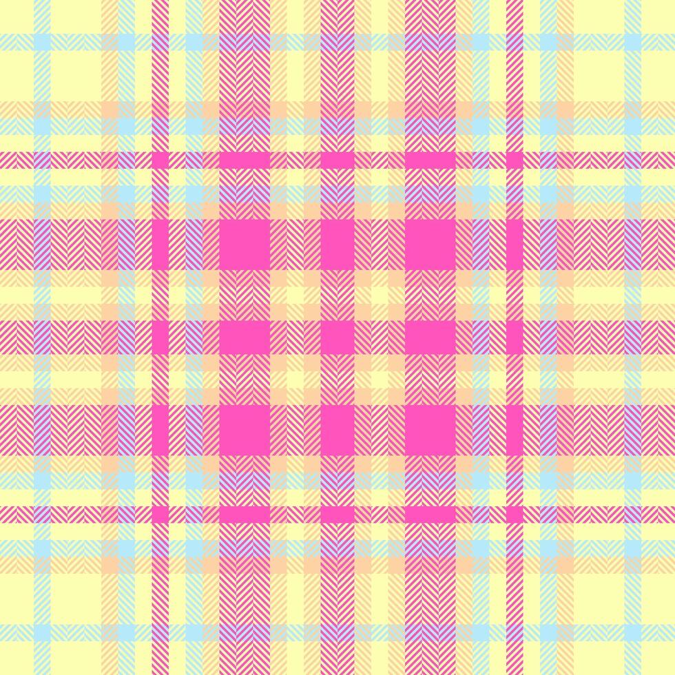 Textile design of textured plaid. Checkered fabric pattern swatch for shirt, dress, suit, wrapping paper print, invitation and gift card. vector