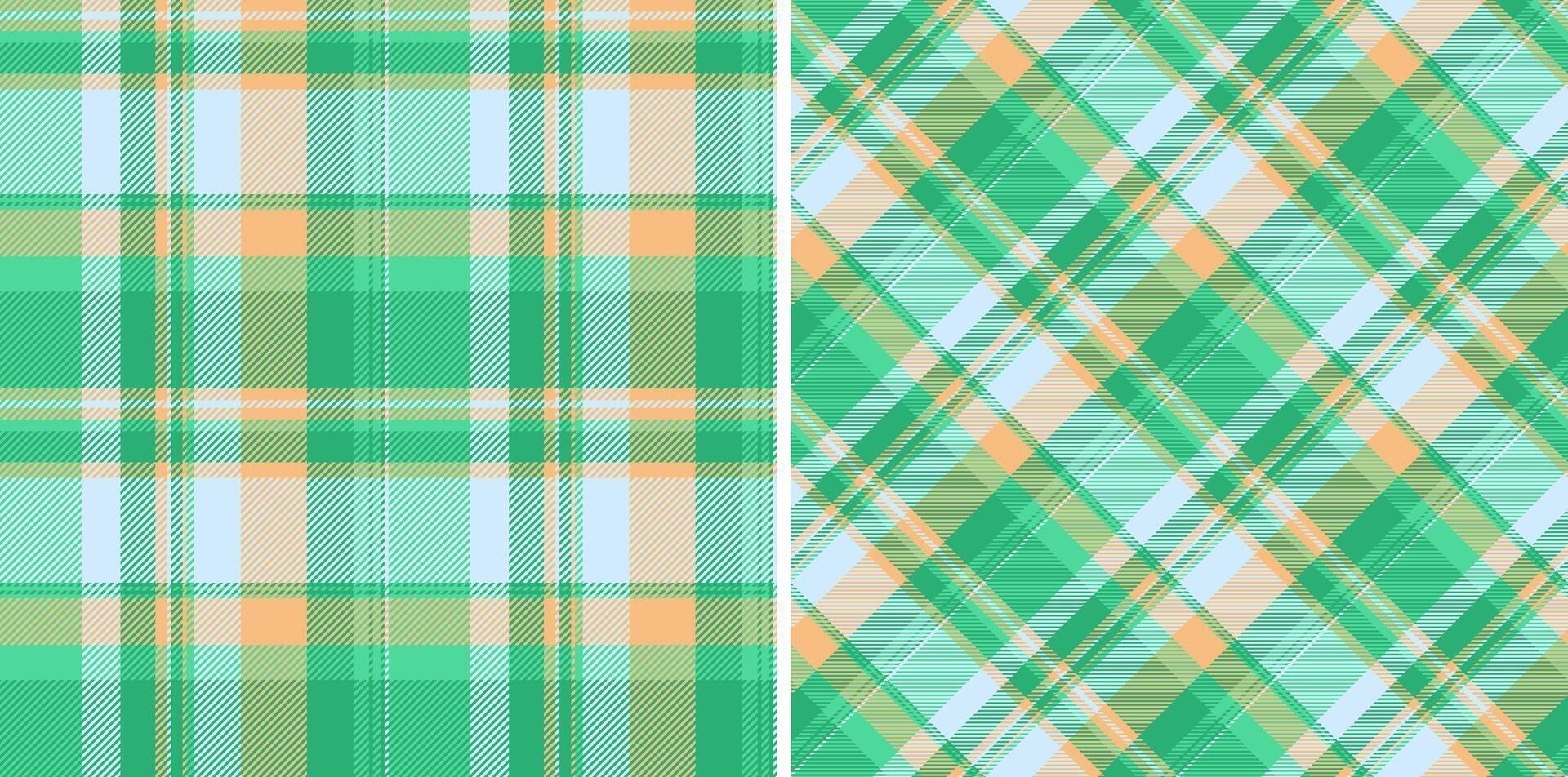 Background fabric pattern of textile tartan texture with a seamless plaid check . Set in nature colors for golf fashion essentials for the course. vector