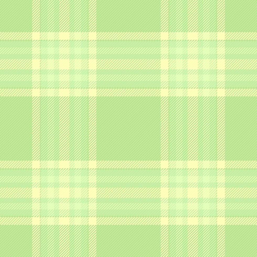 Vibrant seamless tartan , woven plaid texture check. Backdrop fabric textile background pattern in green and light colors. vector
