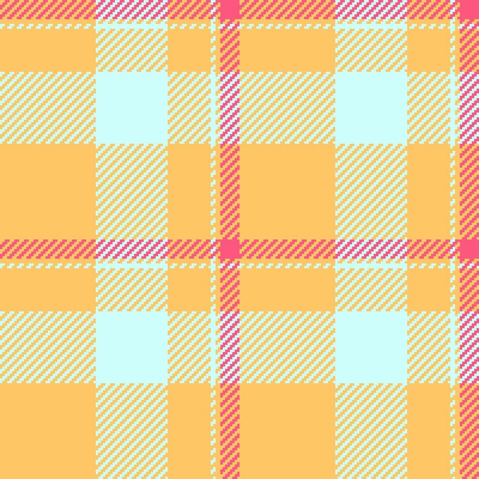 Background tartan check of seamless textile with a fabric pattern plaid texture. vector