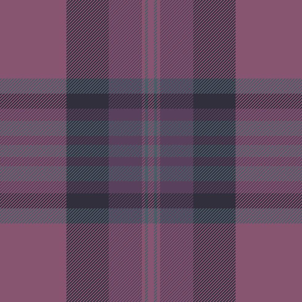 Seamless check texture of pattern fabric background with a plaid tartan textile. vector