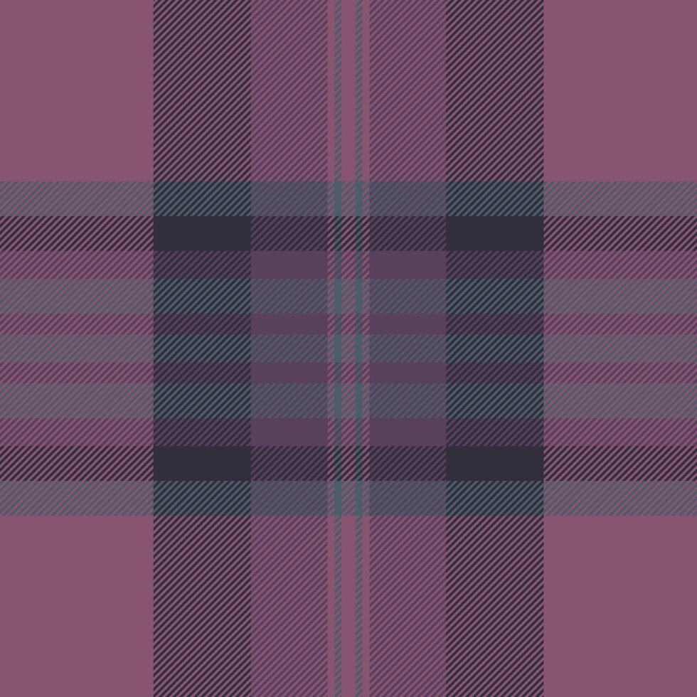 Seamless check texture of pattern fabric background with a plaid tartan textile. vector