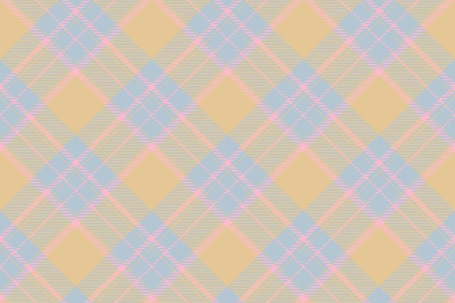 Tartan plaid background, diagonal check seamless pattern. fabric texture for textile print, wrapping paper, gift card, wallpaper. vector