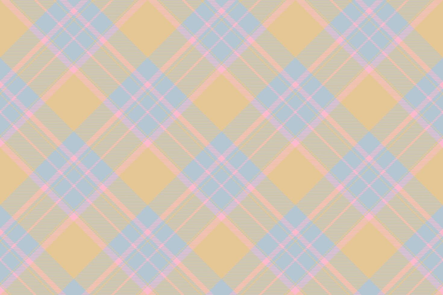 Tartan plaid background, diagonal check seamless pattern. fabric texture for textile print, wrapping paper, gift card, wallpaper. vector