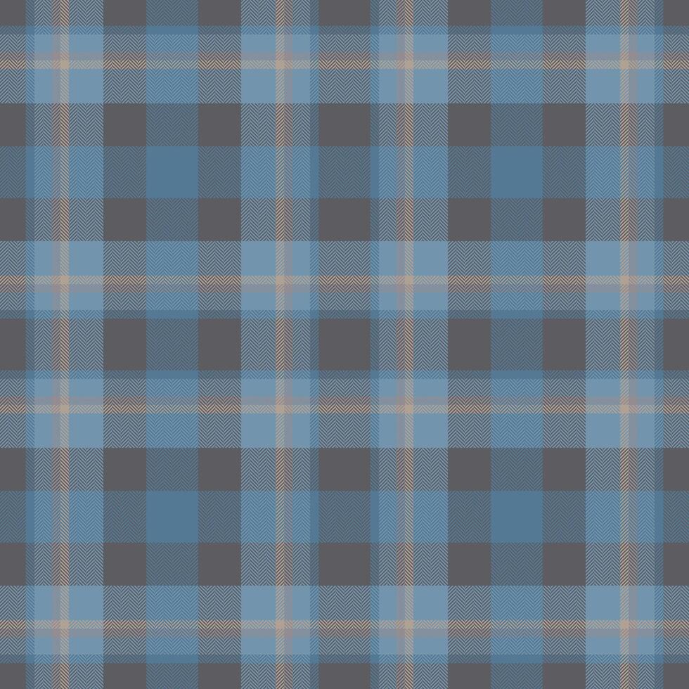 Plaid seamless pattern in blue. Check fabric texture. textile print. vector
