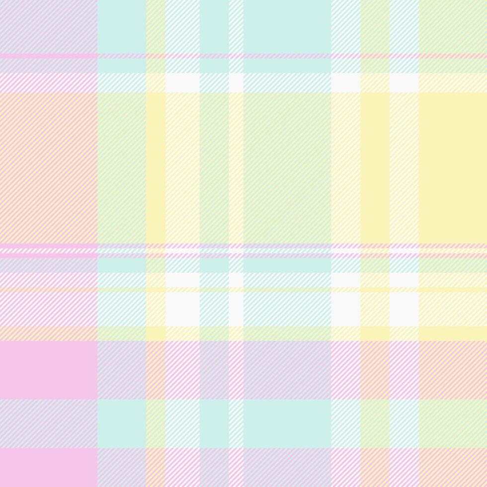 tartan pattern of texture fabric seamless with a check plaid background textile. vector