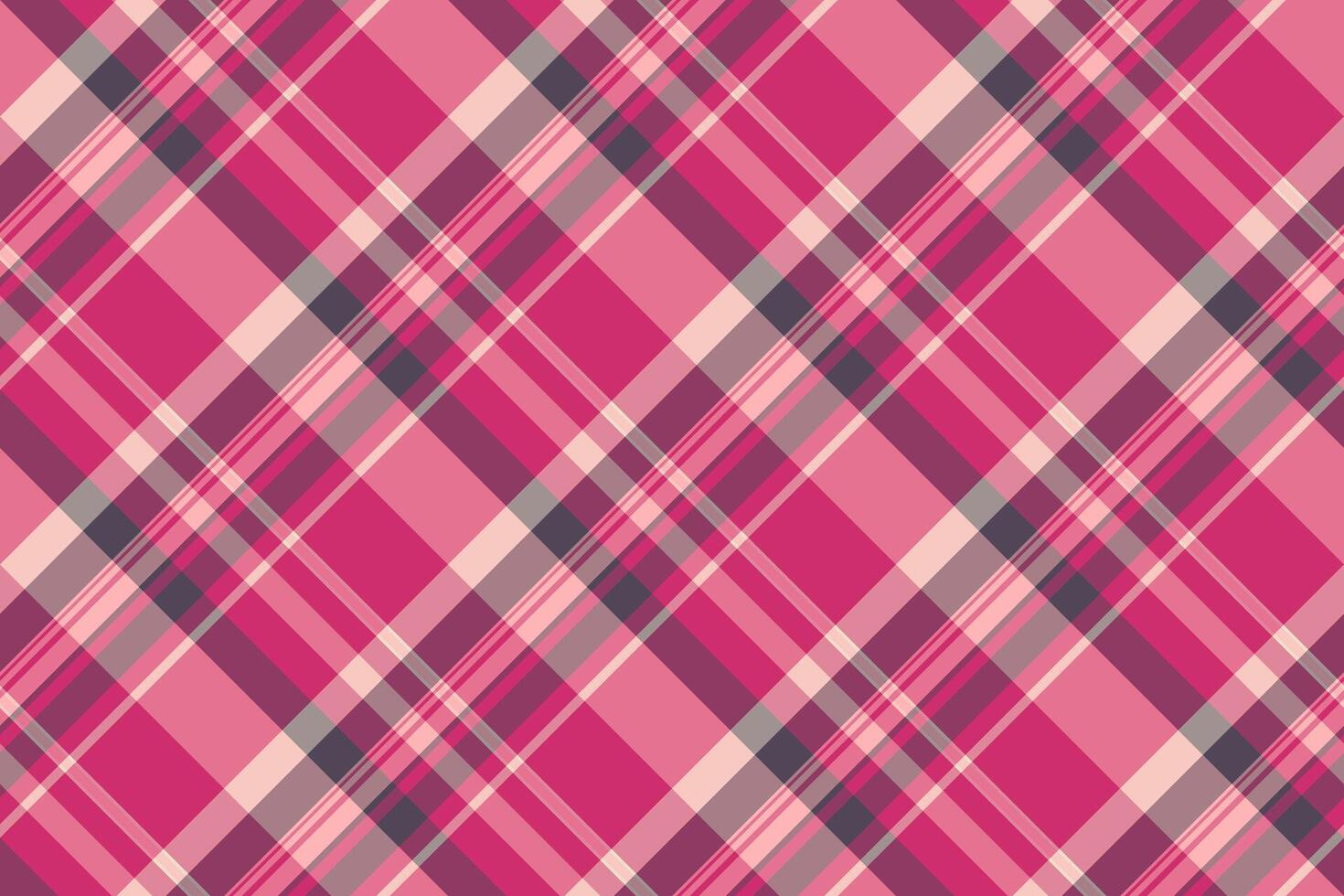 Production pattern plaid textile, stroke fabric texture tartan. Canvas seamless check background in red and pink colors. vector