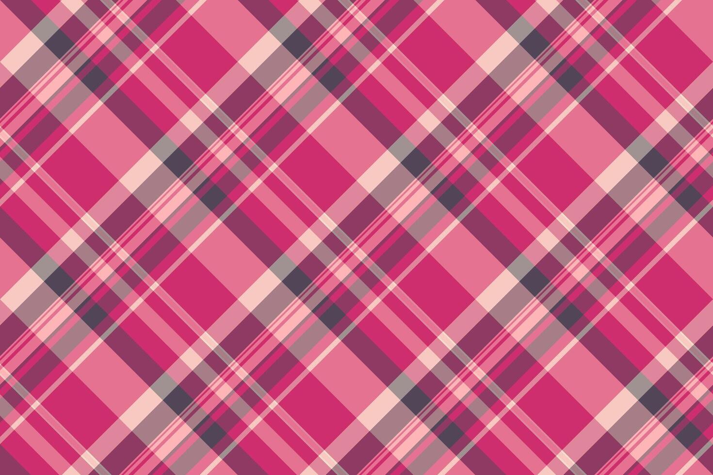 Production pattern plaid textile, stroke fabric texture tartan. Canvas seamless check background in red and pink colors. vector