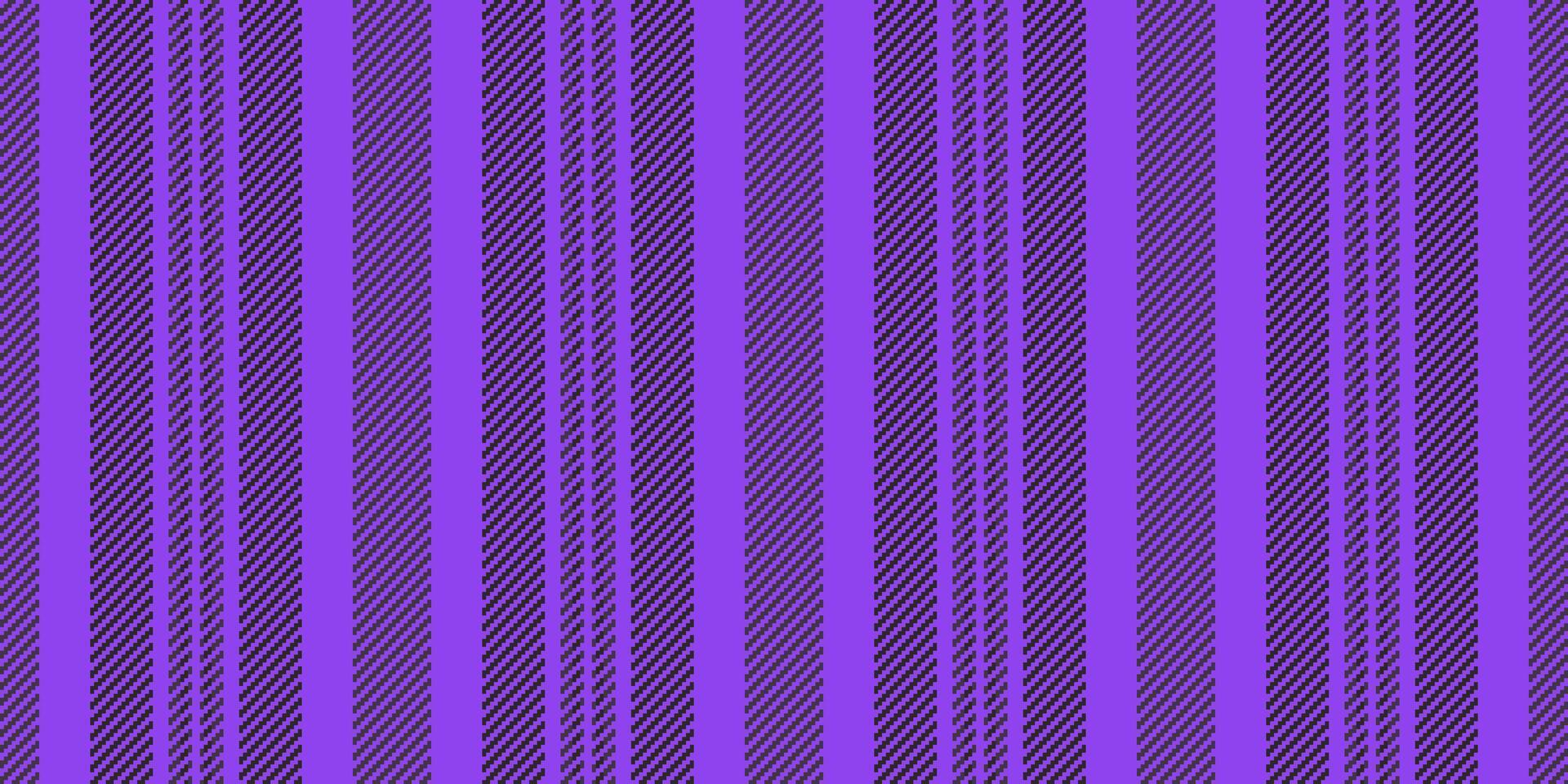Graphical vertical stripe background, december pattern lines. Real seamless texture textile fabric in dark and violet colors. vector