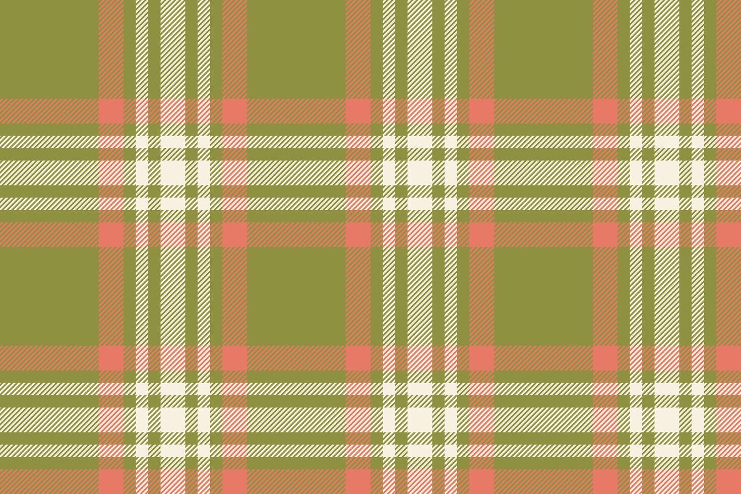 Plaid background, check seamless pattern in green. fabric texture for textile print, wrapping paper, gift card or wallpaper. vector