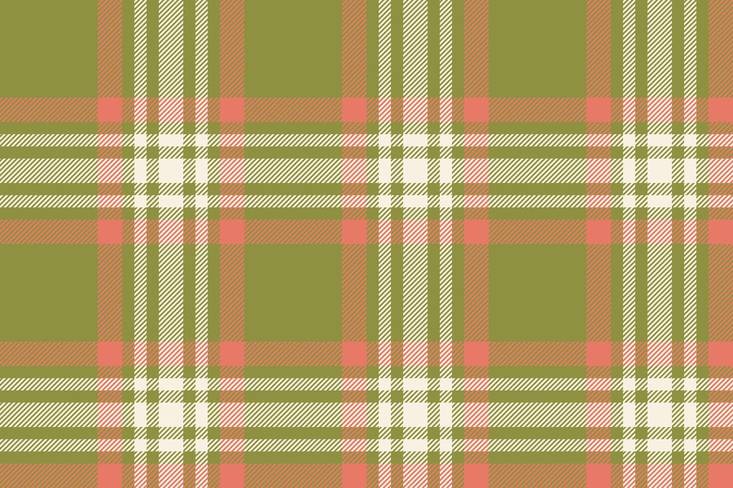 Plaid background, check seamless pattern in green. fabric texture for textile print, wrapping paper, gift card or wallpaper. vector