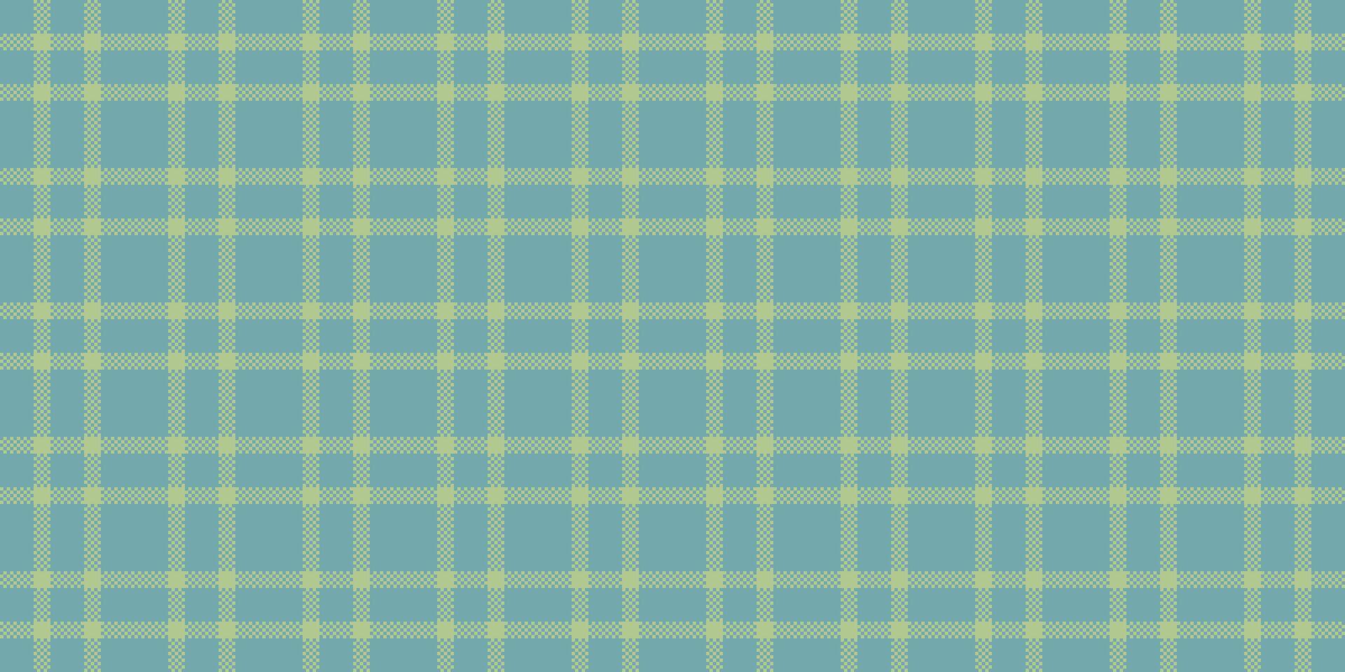 Folded plaid seamless, vertical fabric background textile. Everyday texture pattern tartan check in cyan and pastel colors. vector