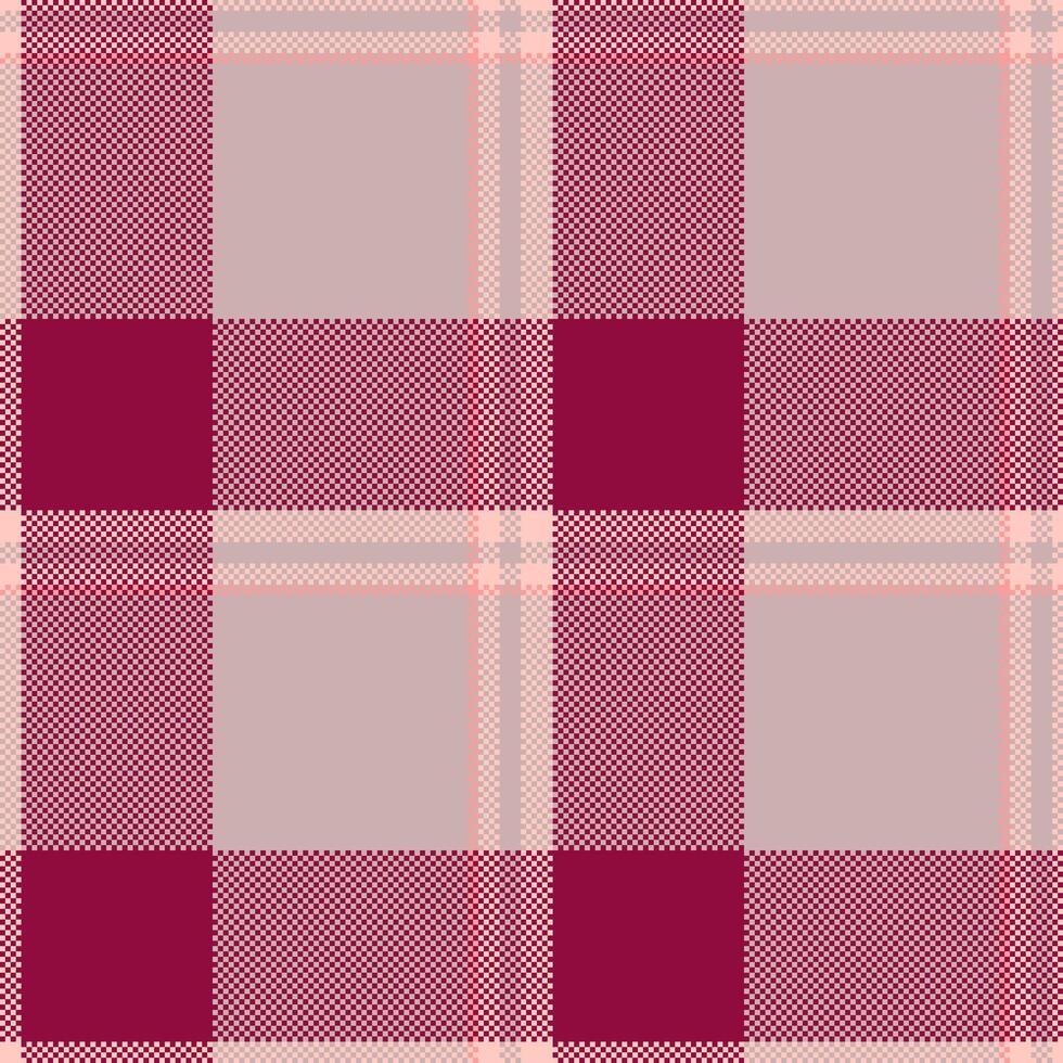 Fabric plaid of tartan seamless background with a textile texture pattern check. vector
