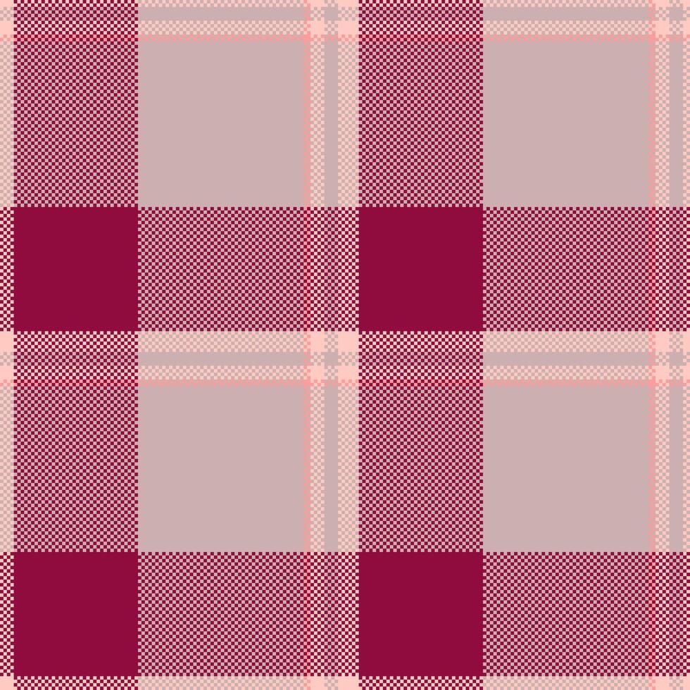 Fabric plaid of tartan seamless background with a textile texture pattern check. vector