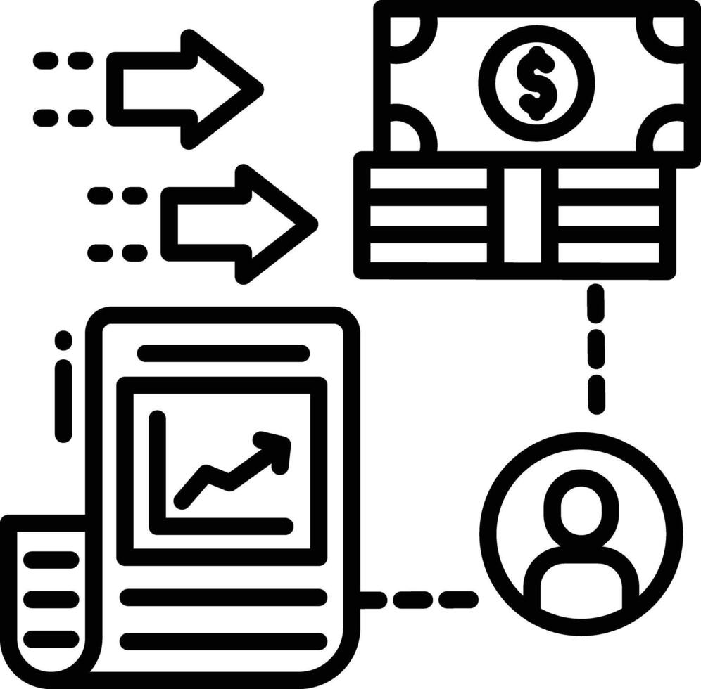 Accredited Investor outline illustration vector