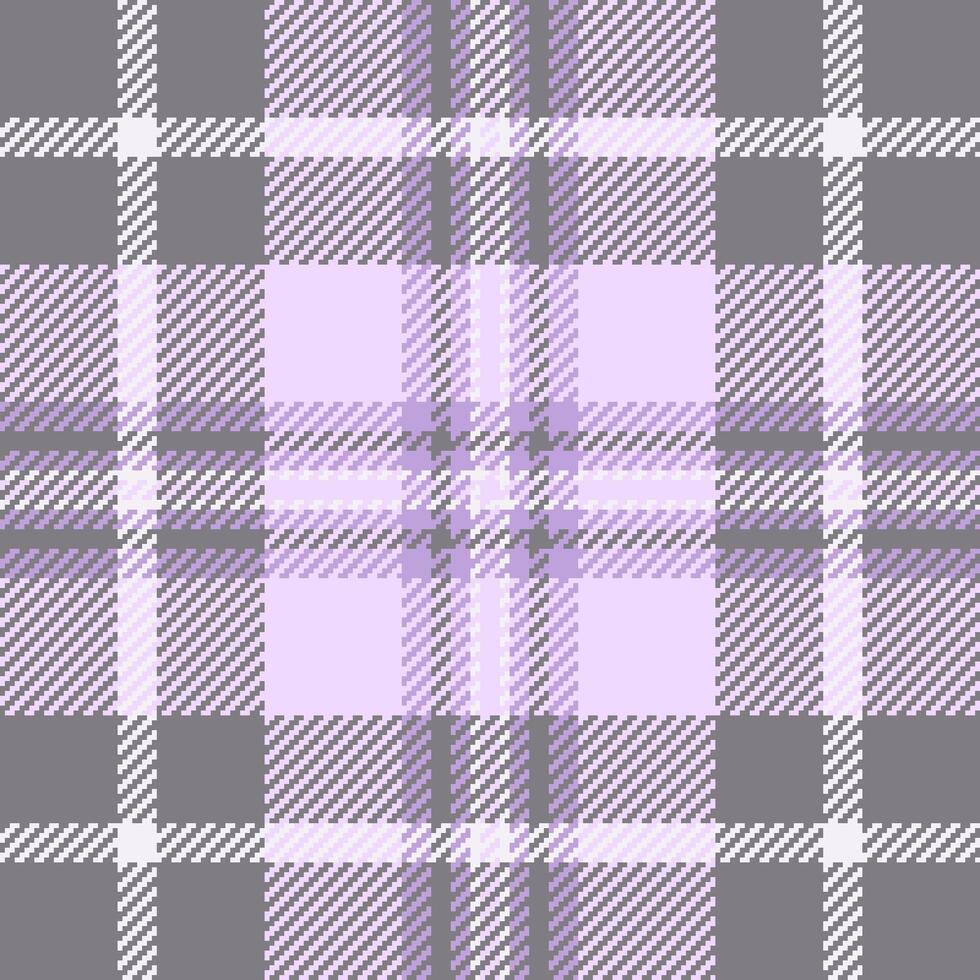 Check seamless plaid of tartan pattern with a texture textile background fabric. vector