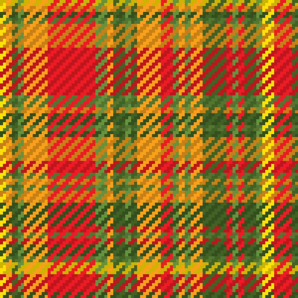 Seamless pattern of scottish tartan plaid. Repeatable background with check fabric texture. backdrop striped textile print. vector