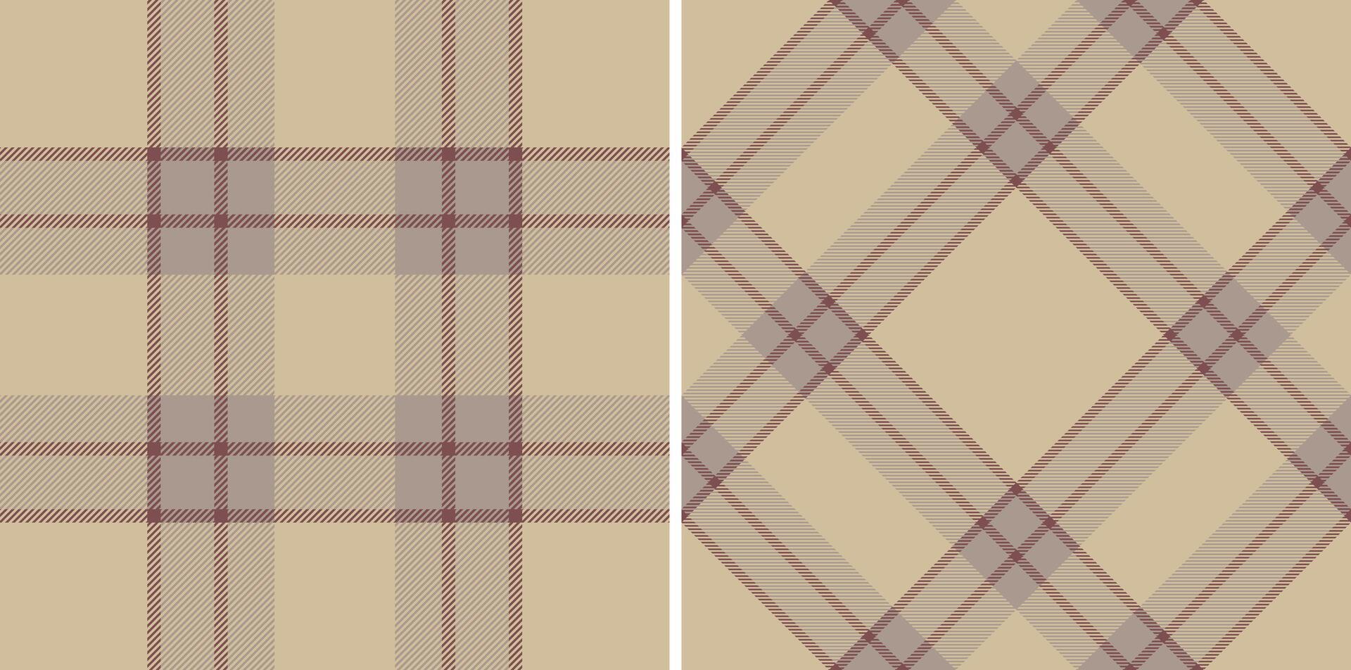 Check textile fabric of seamless background with a tartan pattern texture plaid. vector