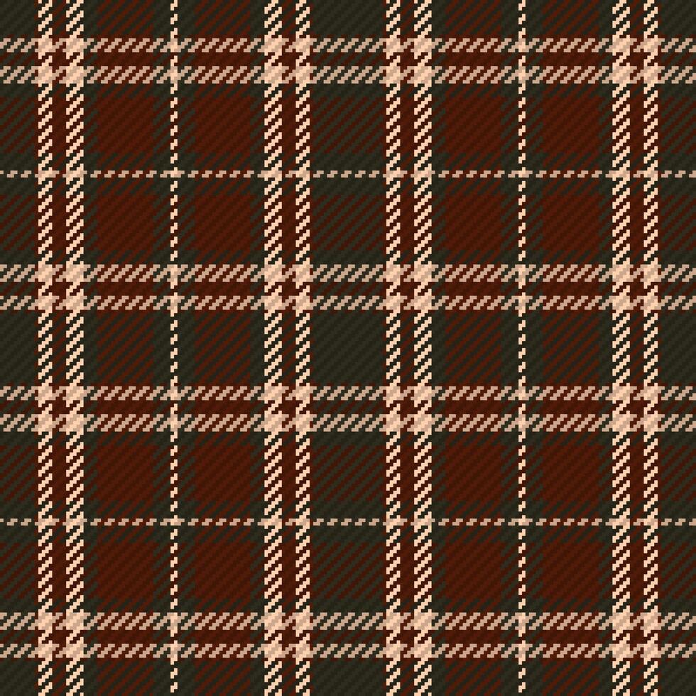 Tartan plaid pattern seamless background. Check plaid for flannel shirt, blanket, throw, or other modern textile vector