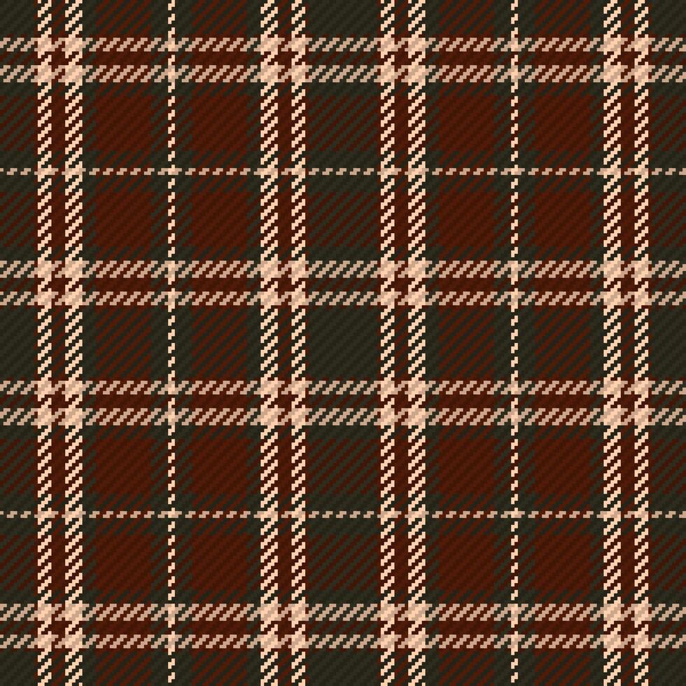 Tartan plaid pattern seamless background. Check plaid for flannel shirt, blanket, throw, or other modern textile vector