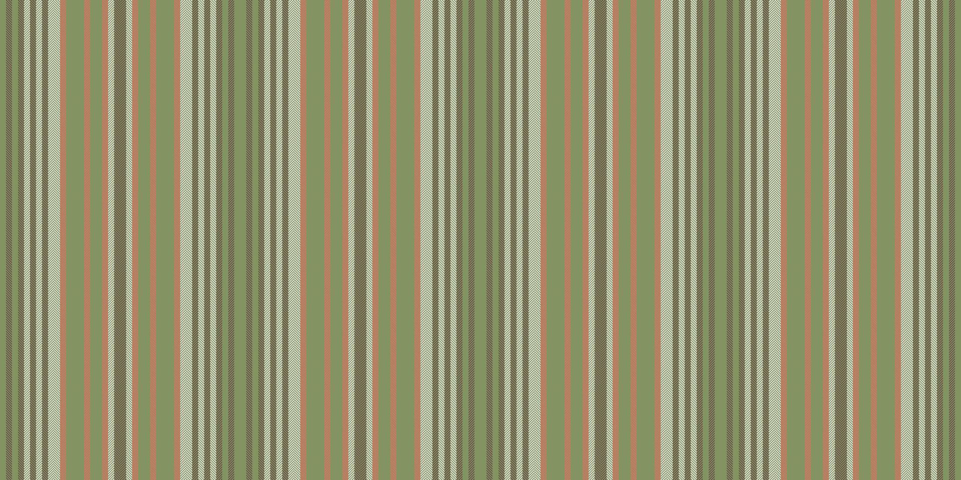 Aesthetic texture lines, youth textile stripe pattern. October background vertical seamless fabric in green and red colors. vector
