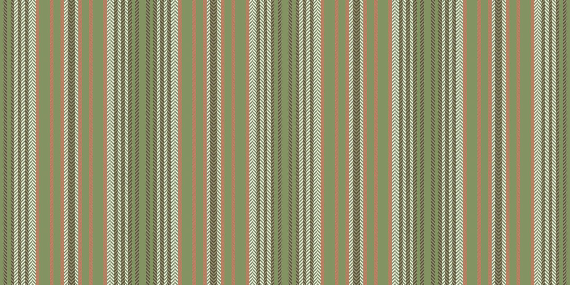 Aesthetic texture lines, youth textile stripe pattern. October background vertical seamless fabric in green and red colors. vector