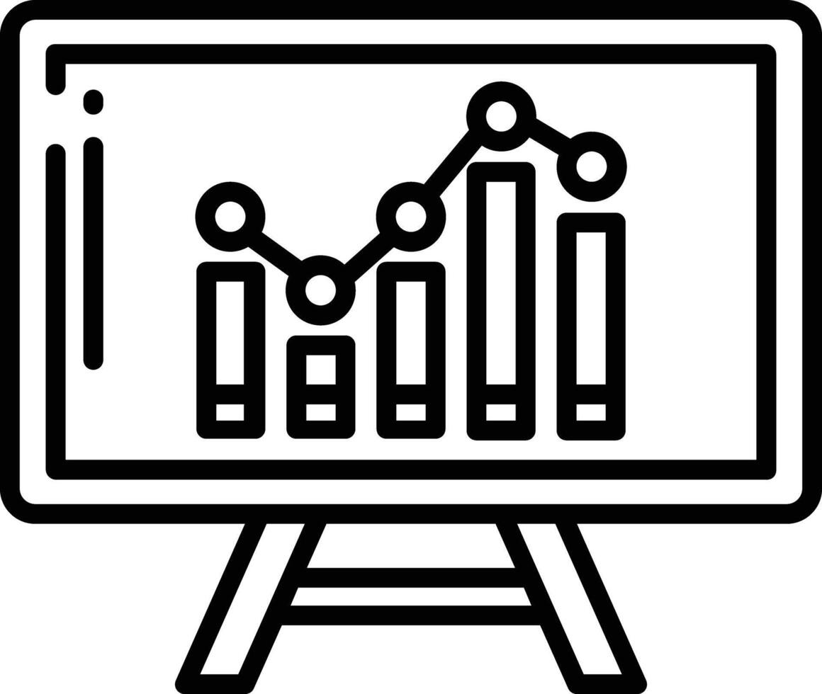 Presentation outline illustration vector