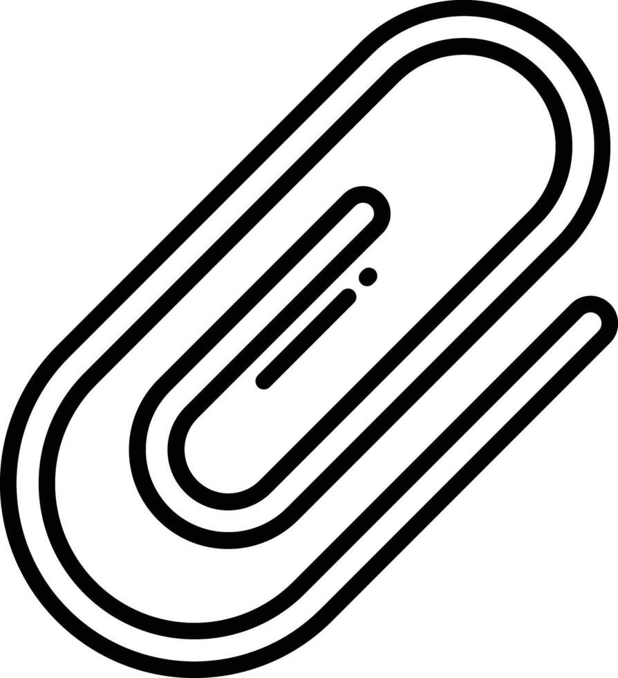 Attach outline illustration vector