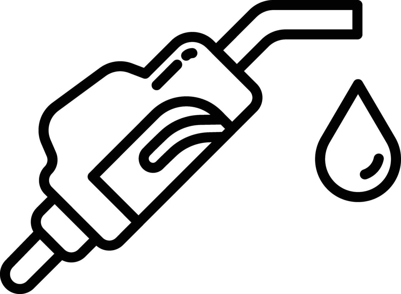 Petroleum outline illustration vector